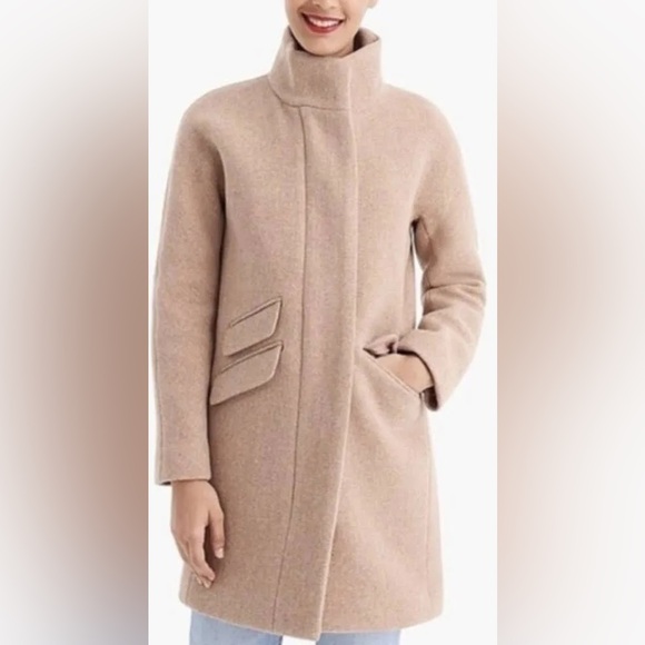 J.Crew Italian Stadium Cloth Wool Coat by Nello Gori – Size 4 - Picture 8 of 9